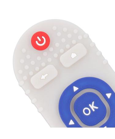 Silicone TV Remote Teething Toy - High Simulation Multi Buttons Textured Baby Teether (Beige) - Buy Online on GoSupps.com