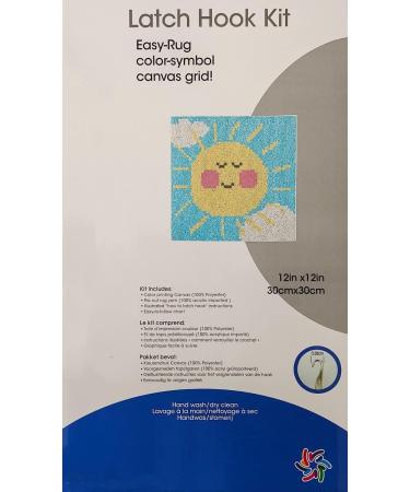 DY Latch Hook Kit - Panda Design - 30x30cm/12x12 - DIY Embroidery Rug for Kids and Adults - Buy Online on GoSupps.com