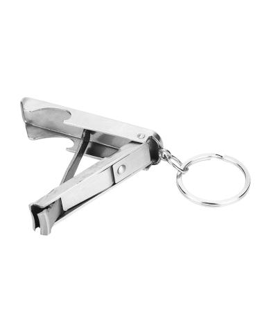 Mini Tool Key ChainNail Cutter Bottle Opener Stainless Steel Lightweight Portable Pocket Manicure
