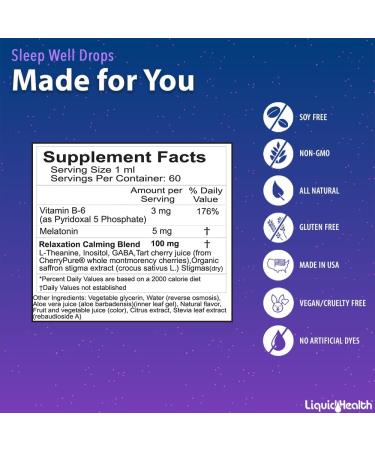 LIQUIDHEALTH Vegan Beauty Sleep Vitamin Supplement Bundle with Vegan Liquid Collagen + Biotin, Calcium Magnesium & Sleep Well Melatonin Drops for Hair/Skin/Nail Health & Relaxation - USA Made - Buy Online on GoSupps.com