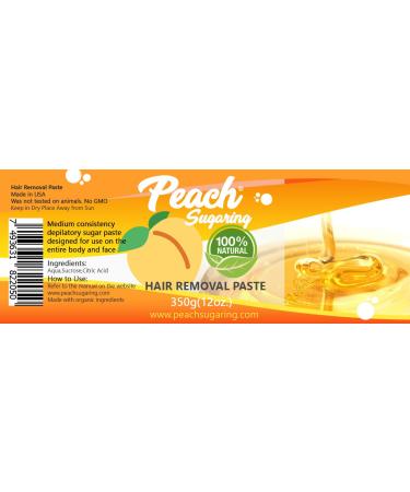Sugaring Paste Organic Wax 12oz | 350g for Bikini, Brazilian, Legs, Arms - Buy Online on GoSupps.com