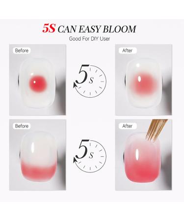 Marble Nail Ink Long-Lasting Glue Natural Spreading Effect Nail Gel - For Spring Summer Valentine's Day Birthday Party Holiday Home Travel Women Girls - Buy Online on GoSupps.com