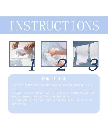 Clothing Cleaning Soap Bar Safe and Gentle Stain Laundry Bar | Safe and Gentle Skin Care Handwash Soap 200g+ Brush - Buy Online on GoSupps.com