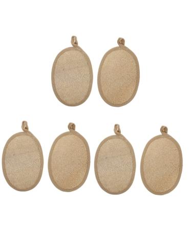 GLEAVI 6 Pcs Loofah Bath Ball Exfoliating Loofah Pads Back Scrubber Shower Sponge Pads Loofah Bath Pad Loofah Body Brush Cleaning Sponge Bath Loofah Scrubber Bath Cloth Mesh Miss Cotton