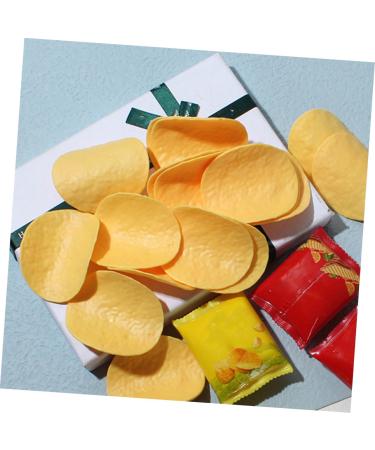  Mikinona Mikinona 30 Pieces Realistic Potato Chips Decoration Lifelike Simulation Snacks for Kitchen Photography Market Party Decoration Portable Artificial Vegetables Fruit Display - Buy Online on GoSupps.com