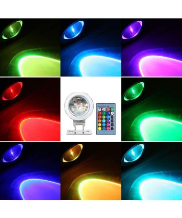 LIXADA 10W RGB LED Underwater Light with Remote | 16 Colors & 4 Effects | IP65 Waterproof for Pool Aquarium Fountain Halloween & Christmas Decor - Buy Online on GoSupps.com