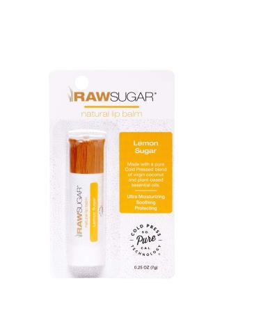 Raw Sugar Lip Balm Lemon Sugar 0.25oz Pack of 1