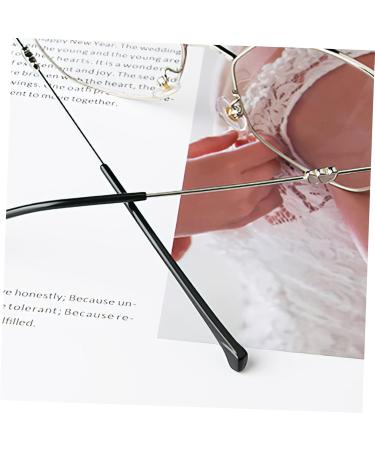 Lurrose Vintage Glasses Legs - 45 Pairs of Comfortable Earphone Silicone Socks & Metallic Glass Holder - 5 Colors Spare Parts & Bands - 7.25x0.5cm - Buy Online on GoSupps.com