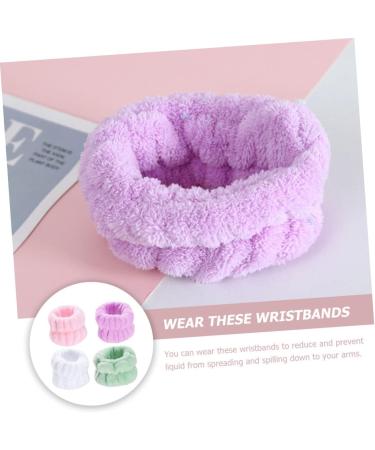 FRCOLOR 12 Pairs Wristband Wash Band Towel Cosmetic Hair Band Towel Headband Shower Hair Band Makeup Headband Beauty Headband Yoga Headbands Skincare Headband Jewelry Soft Miss Plush - Buy Online on GoSupps.com
