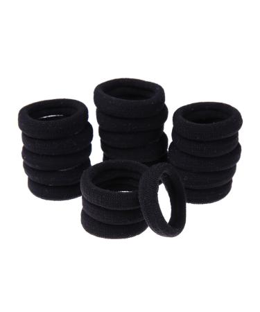 Miuance Small Black Hair Ties 120 PCS - No Damage Elastic Ponytail Holders for Kids Girls - Buy Online on GoSupps.com
