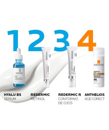 La Roche-Posay Redermic R Eyes Retinol Eye Cream 0.5 Fl Oz - Anti-Aging Treatment for Wrinkles and Dark Circles - Buy Online on GoSupps.com