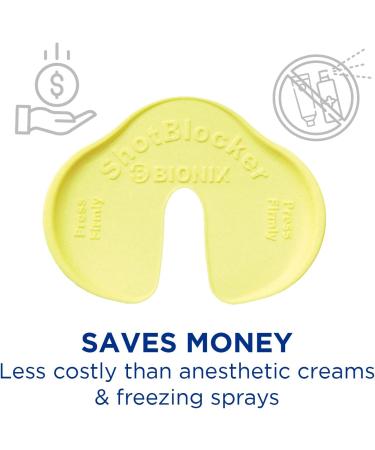 Bionix ShotBlocker - Minimize Pain from Injections at Home or On-The-Go - Safe & Easy-to-Use Reusable Alternative to Numbing Creams (5 Count) - Buy Online on GoSupps.com