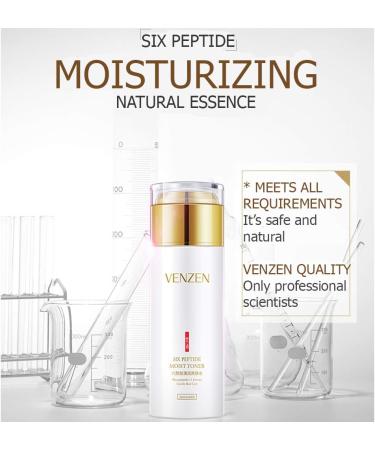 VENZEN Six Hexapeptide 11 Toner Essence | Natural Extract Gentle Skin Care & Menthol Moisturizer - Shop Internationally - Buy Online on GoSupps.com