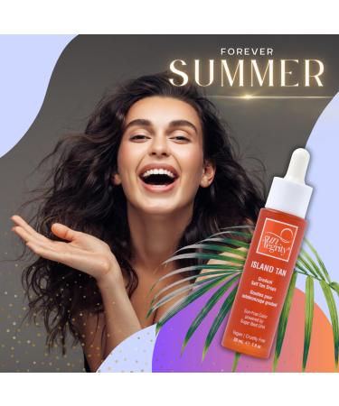 Island Tan Gradual Self Tan Drops by Suntegrity | Natural & Buildable Glow for All Skin Types - International Shipping Available - Buy Online on GoSupps.com