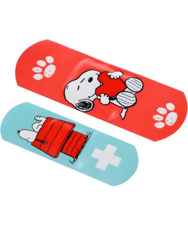 Snoopy Children's Plaster Set - 2 Licensed Pieces in Metal Box | Beautiful Design for Kids | Perfect for Backpack & Handbag Storage - Buy Online on GoSupps.com