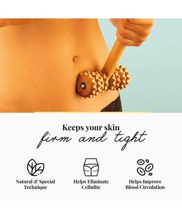 Tuuli Maderotherapy Set - Massager Roller for Cellulite & Lymphatic Drainage | Wooden Accessories for Effective Body Care - Buy Online on GoSupps.com