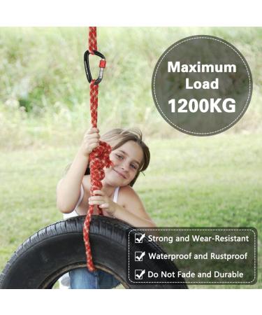 Flintronic Twist Lock Aluminum Carabiner Hook - 12KN Black - Ideal for Hammocks Swings Camping & Fishing - Durable Outdoor Equipment - Buy Online on GoSupps.com