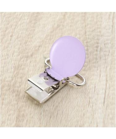 LIXBD 17pcs Round Metal Pacifier Clips | Durable Metal Holder Clips for Pacifiers & Dummies - International Shipping Available - Buy Online on GoSupps.com
