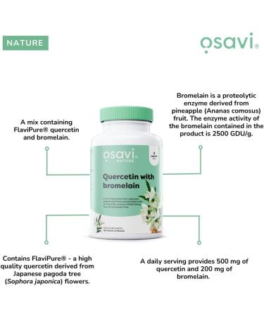 Osavi Quercetin with Bromelain 120 vegan caps - Buy Online on GoSupps.com