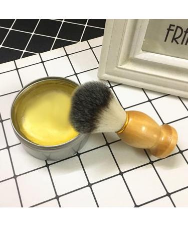 Callaron 2-St Shaving Brush for Men | Premium Goat Hair & Stainless Steel | Perfect Hair Removal & Grooming Tool - Buy Online on GoSupps.com