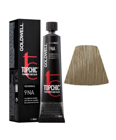 Goldwell Topchic Hair Color 9NA 60 ml 9Na Very light natural ash blonde 60 ml (1 pack)