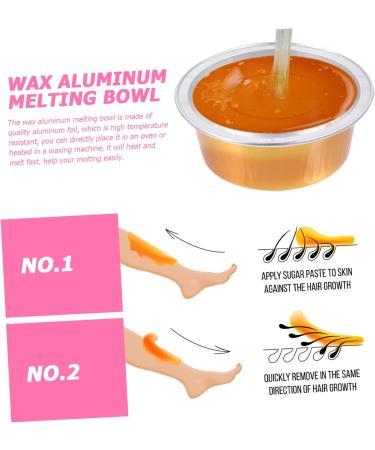 Frcolor 30 PCS Disposable Wax Melting Bowls - Mini Portable Wax Heater & Warmer Accessories - Efficient Wax Bean Melting Foil Containers (5x5cm 3 PCS) - Buy Online on GoSupps.com