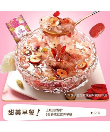 Sweet Scented rose fruit Lotus Root Starch Soup 380g/can Instant Chia qiyazi nut Tremella Congee Ready-to-Eat Breakfast Porridge Healthy Nutritious Oatmeal Chinese morning cereal (Osmanthus Nut 2can) Osmanthus Nut 2can - Buy Online on GoSupps.com