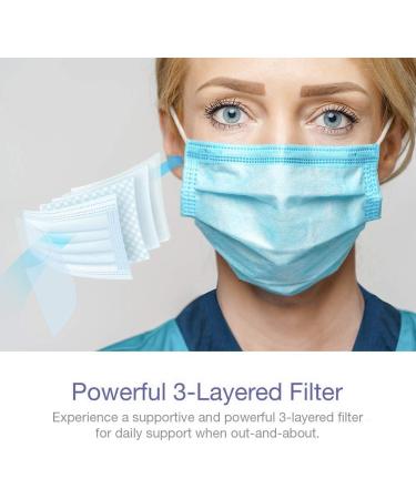 25 Pack CandyCare Disposable Face Masks - 3-Layer Dust Particle Protection with Earloop - 25 Count - Buy Online on GoSupps.com