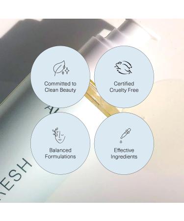 REFRESH Jade Purifying Cleanser - All Skin Types Emollients & Ceramides for Brighter Skin - 6.7 Oz - Buy Online on GoSupps.com