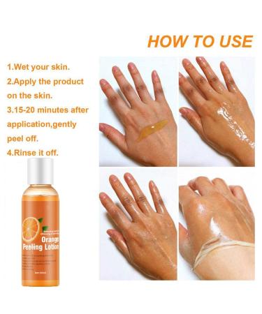 Korean Orange Peel Lotion- Whitening Peel Gel Dead Skin Remover Exfoliator (1 Bottle) - Buy Online on GoSupps.com