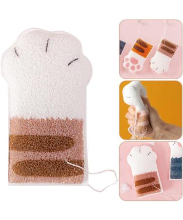 Lurrose Animal Bath Mitt Bath Cotton Cat Claw Bath Pouf Bath sponges for Shower Scrubber exfoliating loofah Sponge Bath Shower Mitt Dead Hydrophilic Polyurethane Toddler Bath Flower - Buy Online on GoSupps.com