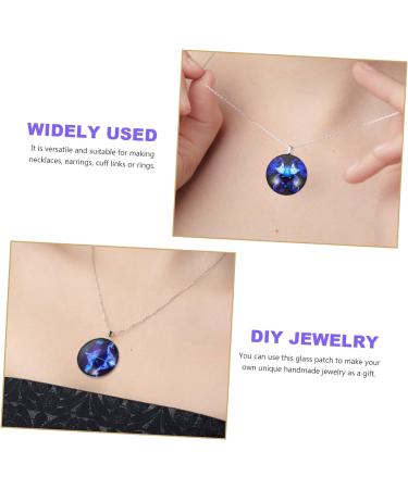 TEHAUX 200 Pcs Time Gem Patch Earrings Constellation Flatback Charms Gemstone Jewelry Patches Jewelry Making Patches Decor Gemstone Patches for Jewelry Glass 3D Manual Crafting Supplies As Shownx2pcs 1X1cmx2pcs - Buy Online on GoSupps.com