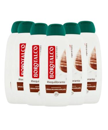 Borotalco Borotalco Rebalancing Shower Gel Cedar Wood 450ml (6 Units)