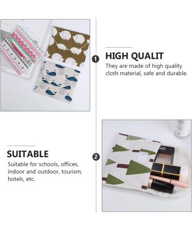 Toyvian Teen Girl Purse 6pcs Sanitary Napkin Storage Bag Set - Portable Pad Coin & Makeup Bags for Women and Girls - Buy Online on GoSupps.com