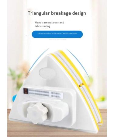 QTYUERGK Double Sided Magnetic Window Cleaner ABS Material/Anti-Pinch Cleaner Glass Wiper Magnetic with Anti-Fall Safety Rope for Home and Office 4-40mm Cleaners - Buy Online on GoSupps.com