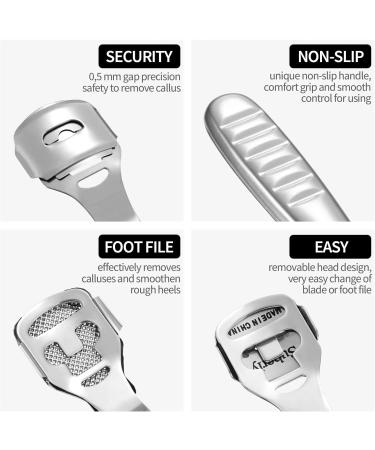 Buy Econtal Corneahobel - Stainless Steel Foot Care Tool with 10 Blades | Best Corneal Remover & Rasp for Healthy Feet - Buy Online on GoSupps.com