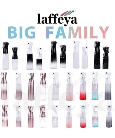 Laffeya 12oz Rose Gold Plastic Spray Bottle - Mist Sprayer for Cleaning and Hair Care - Buy Online on GoSupps.com