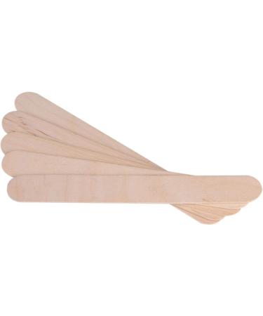 Mavis Laven 100Pcs Wood Waxing Spatula Spatula Disposable Tongue Depressor Body Hair Removal Craft Sticks Waxing Stick - Buy Online on GoSupps.com