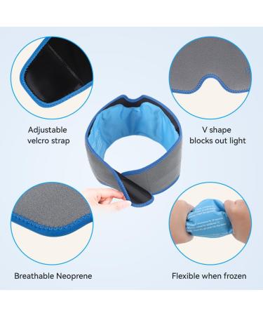 NEWGO Migraine Relief Head Ice Wrap - Reusable Hot Cold Therapy Headache Hat for Chronic Migraine, Tension Headache, Chemotherapy - Grey - Buy Online on GoSupps.com