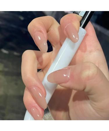Nude Gel Nail Polish Long-lasting Highly Pigmented Gel Polish Soak Off UV/LED Clear Jelly Gel Nail Varnish for Nail Art Manicure DIY at Home Nude Gel Polish Gift for Girls - Buy Online on GoSupps.com