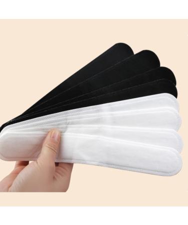 10 disposable collar protection welding pads white collar grime self-adhesive Neck liner pads against collar sweat & stain collar protection welding pads