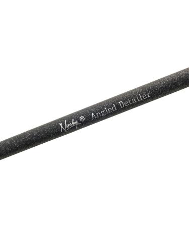 Nanshy Angled Brush for Eye Brows & Angled Eyeliner Brush 2-in-1 Detailer Brow Tinting Brush - Thin Fine Line Multi Function Eyebrow Brush with Precision Fine Angle Tip - Vegan & Cruelty-Free Eye Brushes - Black - Buy Online on GoSupps.com