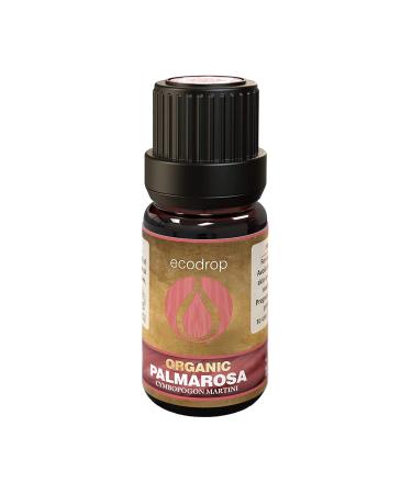 Palmarosa Essential Oil Cosmos Certified Organic 100% Pure Therapeutic Grade Aromatherapy Oil 10ml Free E-Book Included by Ecodrop. Organic Palmarosa