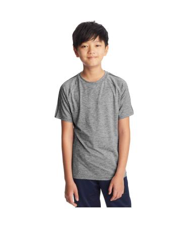 C9 Champion Boys' Fashion Tech Short Sleeve T Shirt Small Charcoal Heather