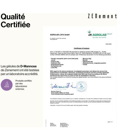 D-Mannose - 180 Capsules - 2000 mg of D-Mannose per Daily Dose High Dosage Highly Bioavailable - 2 Months Supply - No Flavors or Additives - 100% Vegan - Buy Online on GoSupps.com