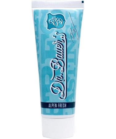Dr. Bauer's Black Mint Toothpaste Set - Alps Fresh Strong Mint & Cocos Whitening 3x75ml - International Shipping Available - Buy Online on GoSupps.com