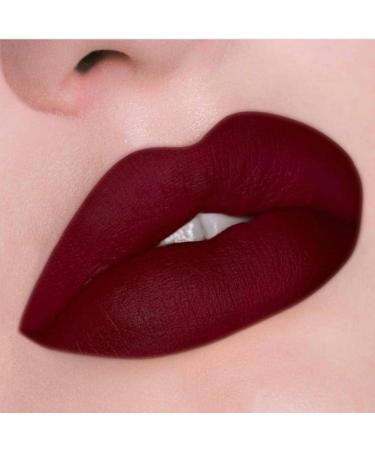 LA Splash Cosmetics Soft Long Lasting Liquid Dark Deep Red Lipstick Matte Scarlet Waterproof Liquid Lipstick- Wickedly Divine Collection (Queen of Hearts)