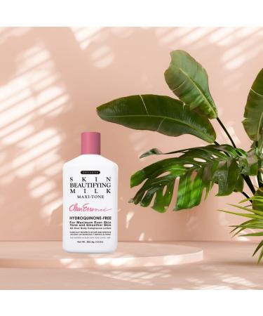Clear Essence Maxi-Tone Skin Beautifying Milk - Hydroquinone Free Body Lotion - Dermatologist Tested Moisturizer for All Skin Types - 10 Oz - Buy Online on GoSupps.com