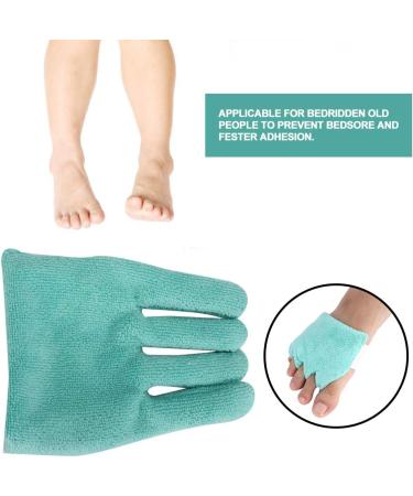 Comfortable Toe Separator Upholstery for Bedridden Seniors | Matt Fabric Toe Spacers for Pressure Ulcer Relief | Light Green Free Size - Buy Online on GoSupps.com