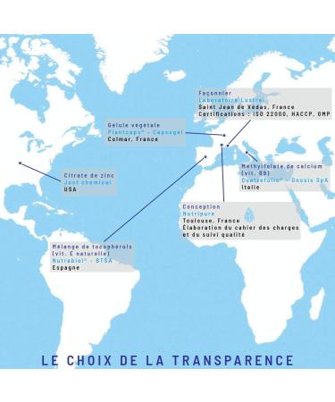 Nutripure | Multivitamins and Minerals 21 Nutrients | Food Supplement | Magnesium Vitamin B12 Vitamin D Zinc | Antioxidant Cognitive Vision | 60 Capsules | 1 Month | Made in France - Buy Online on GoSupps.com